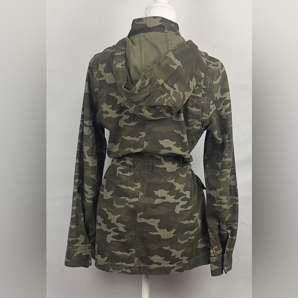 NWoT UNIVERSAL THREAD goods co. Hooded Army utility jacket w adjustable waist - Picture 9 of 13